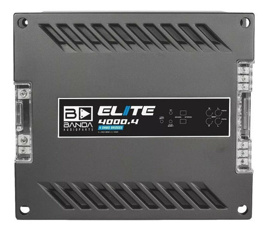 Banda Elite  Amplifier 4000.4 - 4000 Rms  4 Channels - 1 Ohm