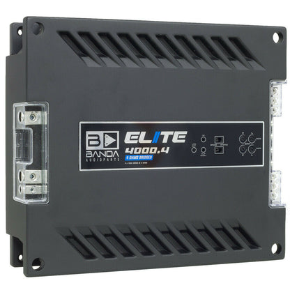 Banda Elite  Amplifier 4000.4 - 4000 Rms  4 Channels - 1 Ohm