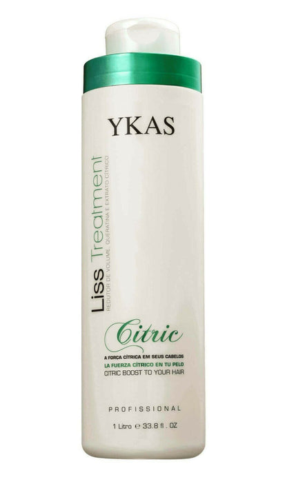 Ykas Liss Citric Volume Reducer – Progressive Hair Treatment – 1000mL